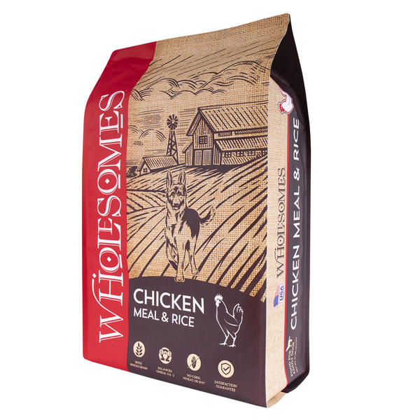 Wholesomes Chicken Meal & Rice Recipe Dry Dog Food