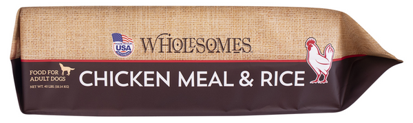 Wholesomes Chicken Meal & Rice Recipe Dry Dog Food