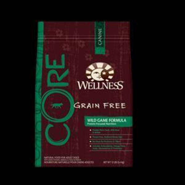 Wellness CORE Grain Free Natural Wild Game Duck, Turkey, Wild Boar and Rabbit Recipe Dry Dog Food