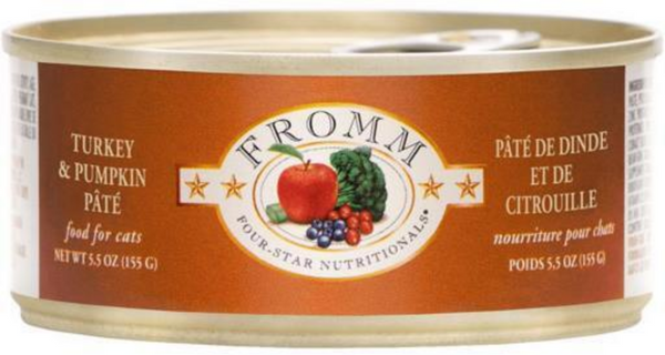 Fromm Four Star Turkey & Pumpkin Pate Canned Cat Food