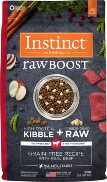 Instinct Raw Boost Grain Free Beef Dry Dog Food