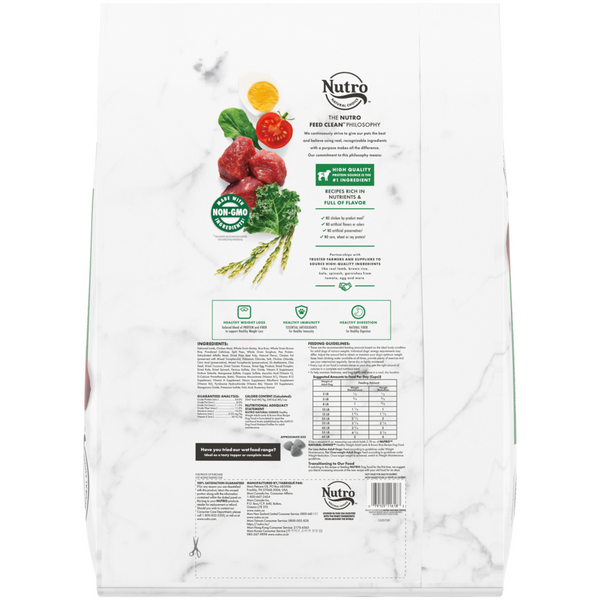 Nutro Wholesome Essentials Healthy Weight Adult Pasture-Fed Lamb & Rice Recipe Dry Dog Food
