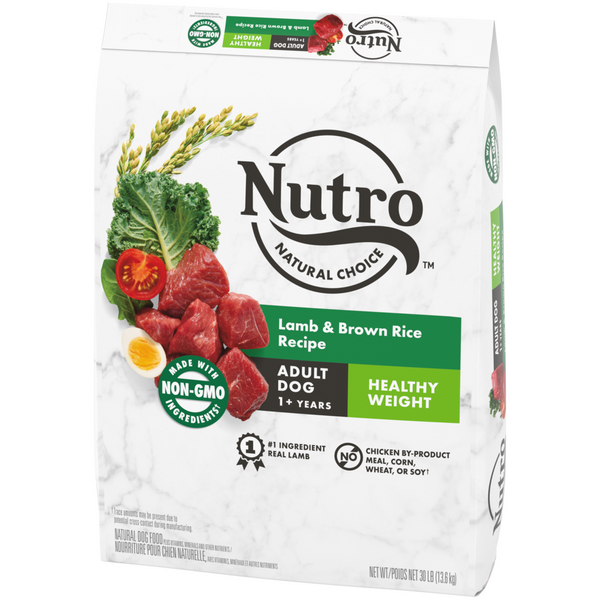 Nutro Wholesome Essentials Healthy Weight Adult Pasture-Fed Lamb & Rice Recipe Dry Dog Food