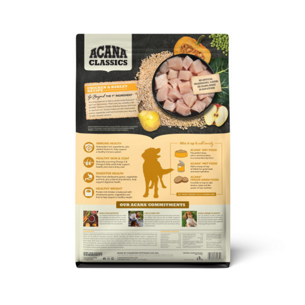 ACANA Classics Chicken and Barley Recipe, Dry Dog Food