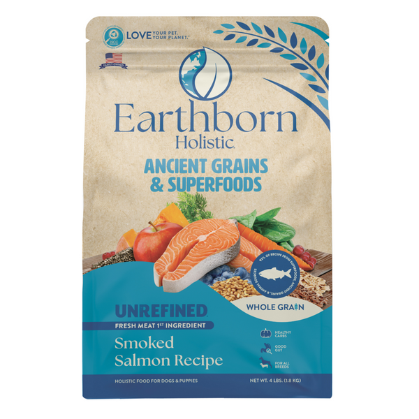 Earthborn Holistic Unrefined Smoked Salmon with Ancient Grains & Superfoods Dry Dog Food