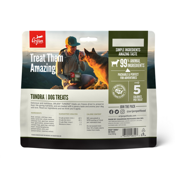 ORIJEN Freeze Dried Tundra Dog Treats