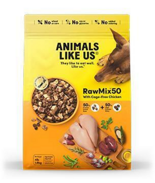 Animals Like Us Freeze Dried RawMix50 Cage-Free Chicken Dog Food