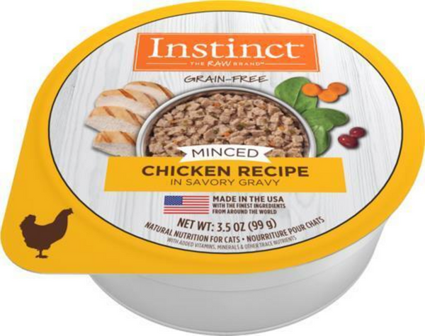 Instinct Grain Free Minced Chicken Wet Cat Food