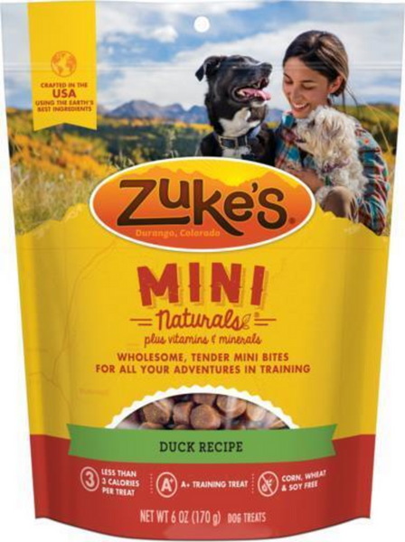 Zukes Mini Naturals Duck Dog Treats