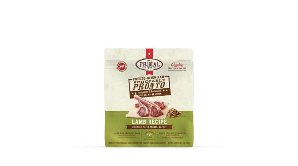 Primal Canine Lamb Formula Freeze-Dried Pronto