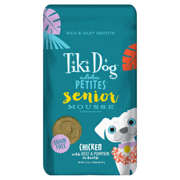 Tiki Dog Aloha Petites Chicken Senior Mousse