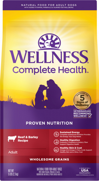 Wellness Complete Health Adult Beef & Barley Recipe