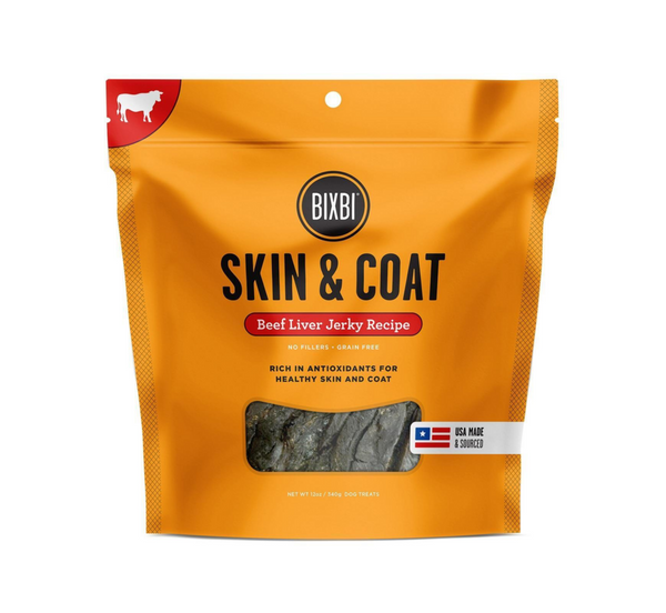 Bixbi Skin & Coat Beef Lung Dog Treats