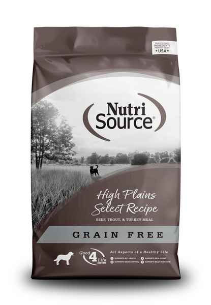 NutriSource Grain Free High Plains Select Small Bites Dry Dog Food