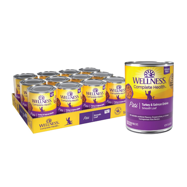 Wellness Complete Health Pate Turkey and Salmon Wet Cat Food