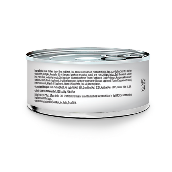 Nulo Freestyle Cat Pate Grain Free Duck & Tuna