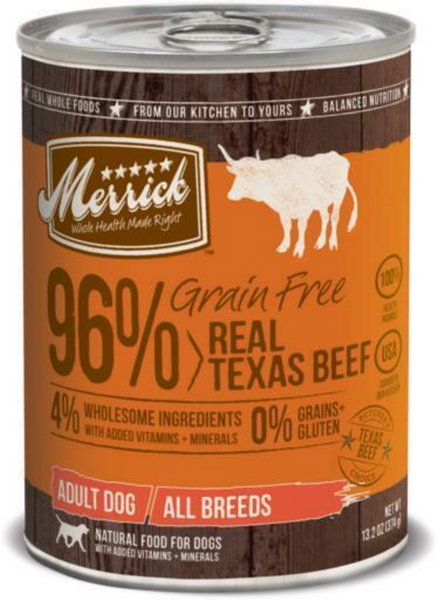 Merrick Grain Free Texas Beef and Sweet Potato Adult Wet Dog Food