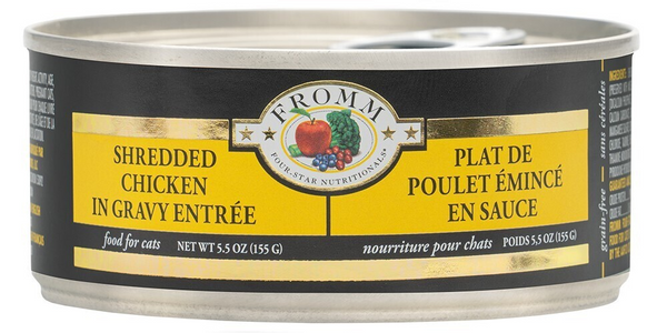 Fromm Four Star Shredded Chicken and Gravy Cat Food