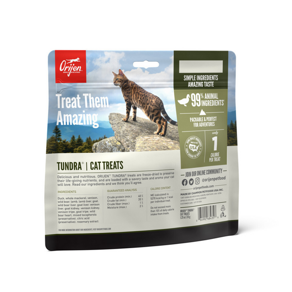ORIJEN Grain Free Freeze Dried Tundra Cat Treats