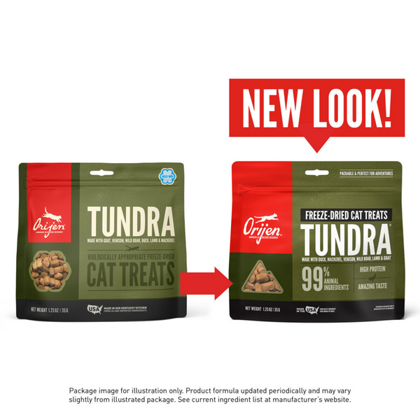 ORIJEN Grain Free Freeze Dried Tundra Cat Treats