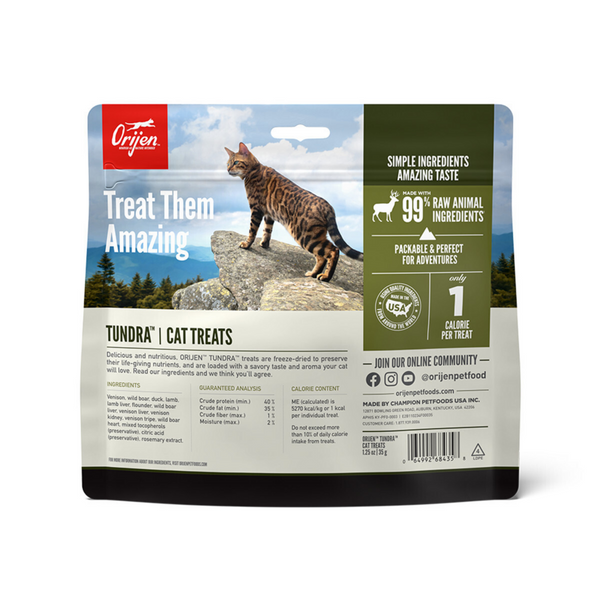 Orijen Grain Free Freeze Dried Tundra Cat Treats