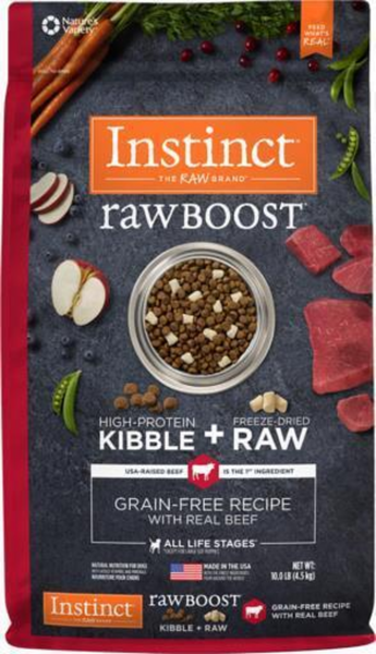 Instinct Raw Boost Grain Free Beef Dry Dog Food