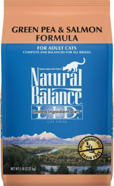 Natural Balance Limited Ingredient Grain Free Dry Cat Food, Salmon & Green Pea Recipe