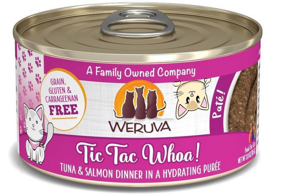 Weruva Classic Cat Pate Tic Tac Whoa! With Tuna & Salmon Canned Cat Food