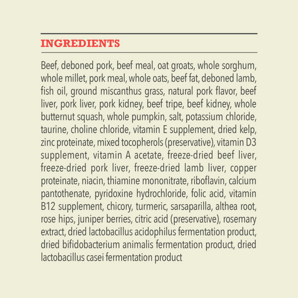 ACANA Wholesome Grains Red Meat & Grains Recipe Dry Dog Food