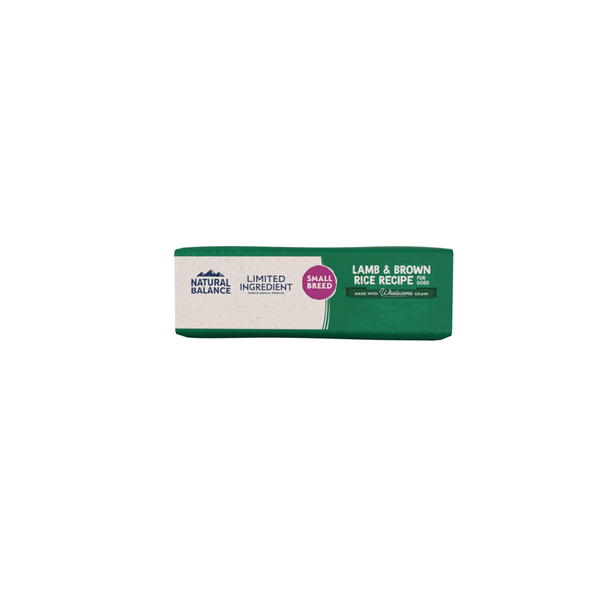 Natural Balance Limited Ingredient Dry Dog Food, Lamb & Brown Rice Small Breed Bites Recipe