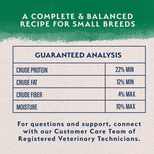 Natural Balance Limited Ingredient Dry Dog Food, Lamb & Brown Rice Small Breed Bites Recipe