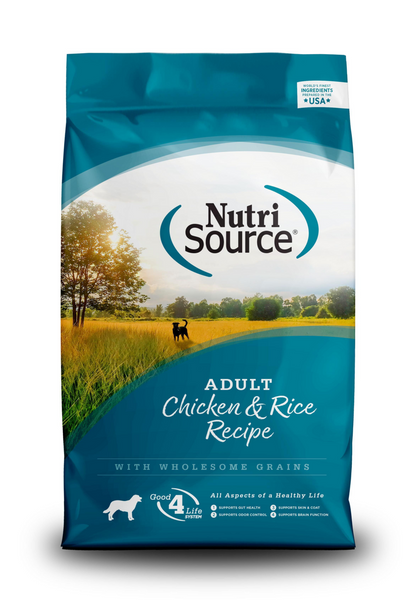 NutriSource Adult Chicken & Rice Dry Dog Food