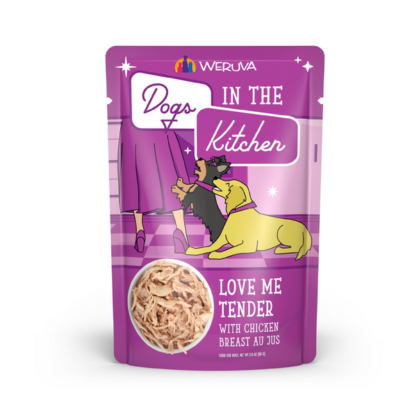 Weruva Dogs in the Kitchen Love Me Tender Grain Free Chicken Dog Food Pouch