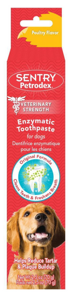 SENTRY Petrodex Veterinary Strength Enzymatic Poultry Flavor Toothpaste for Dogs