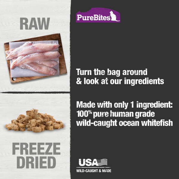 PureBites Freeze Dried Ocean Fish Cat Treats