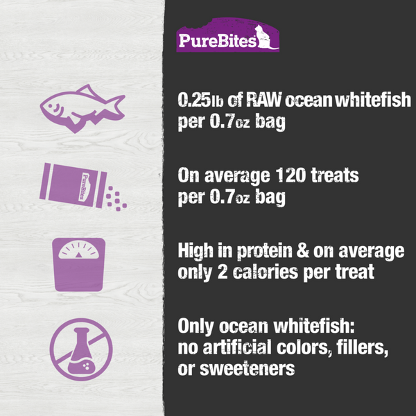 PureBites Freeze Dried Ocean Fish Cat Treats