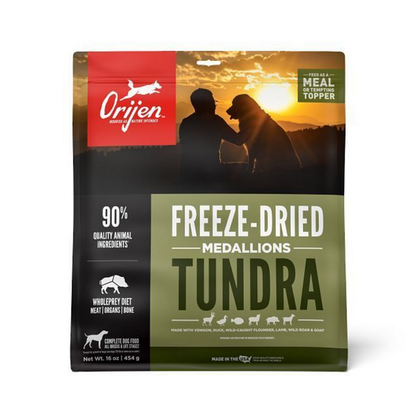 ORIJEN Grain Free Tundra Adult Freeze Dried Dog Food