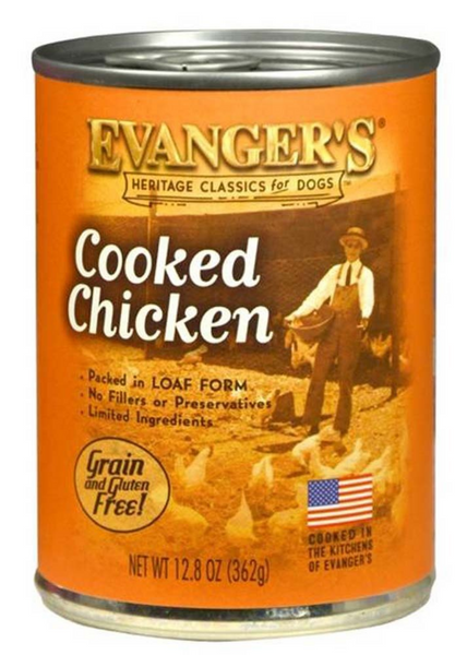 Evanger's All Meat Cooked Chicken Canned Dog Food