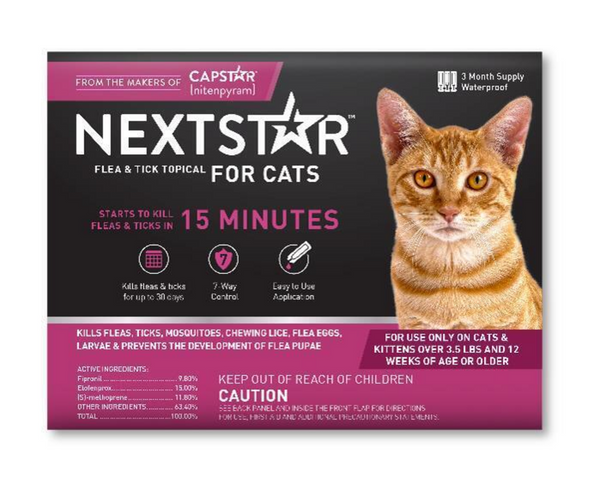 Nextstar Flea & Tick Spot on for Cats