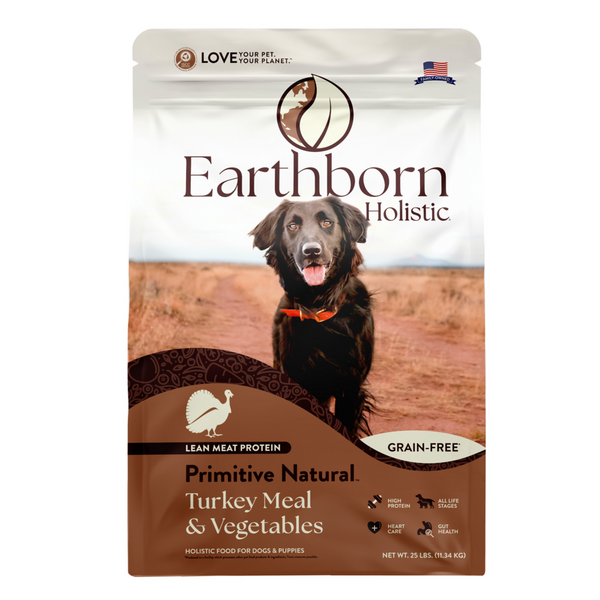 Earthborn Holistic Primitive Natural Turkey Meal & Vegetables Grain Free Dry Dog Food