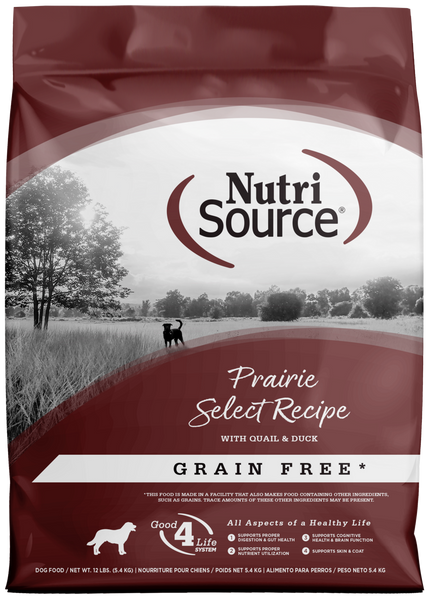 NutriSource Grain Free Prairie Select Dry Dog Food