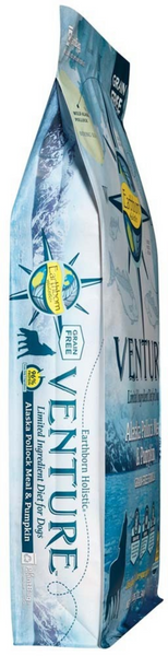 Earthborn Holistic Venture Grain Free Alaska Pollock Meal and Pumpkin Dry Dog Food