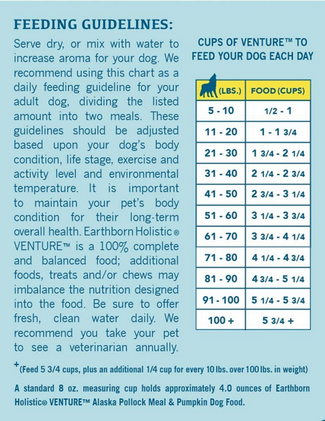 Earthborn Holistic Venture Grain Free Alaska Pollock Meal and Pumpkin Dry Dog Food