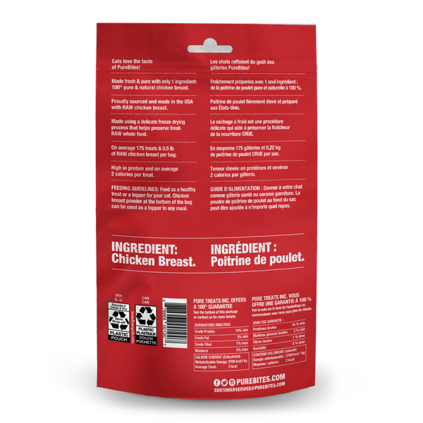 PureBites Freeze Dried Chicken Breast Cat Treats