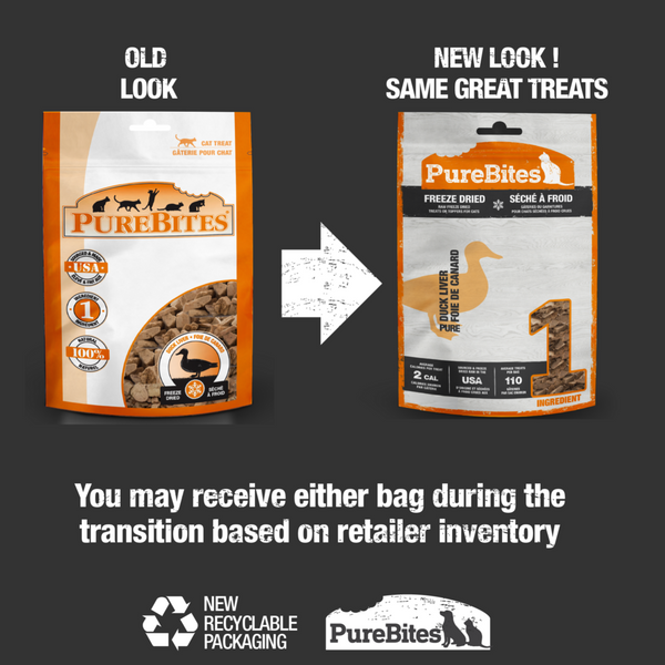 PureBites Freeze Dried Duck Liver Cat Treats