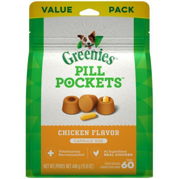 Greenies Pill Pockets Canine Chicken Flavor Dog Treats