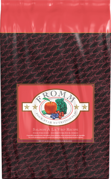 Fromm Four Star Salmon A La Veg Recipe Dry Dog Food