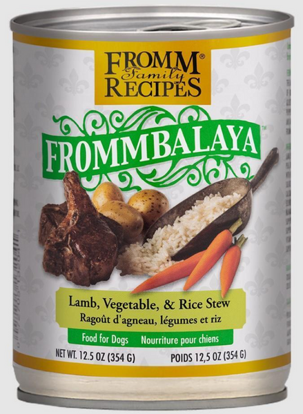 Fromm Family Recipes Frommbalaya Lamb, Vegetable, & Rice Stew Canned Dog Food