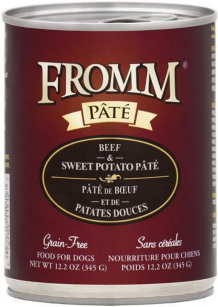 Fromm Beef & Sweet Potato Pate Grain Free Canned Dog Food
