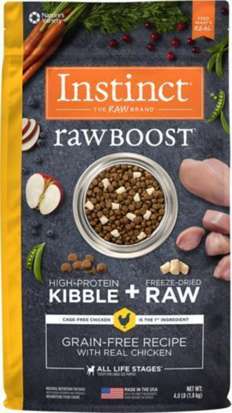 Instinct Raw Boost Grain Free Chicken Dry Dog Food